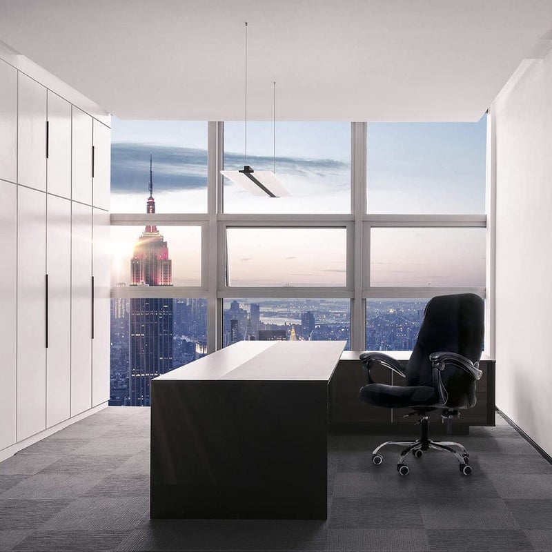 Deisy Dee Computer Office Chair Covers for Stretch Universal Rotating Chair Desk Chairs ONLY Chair Covers (Black, Medium) - Image 2